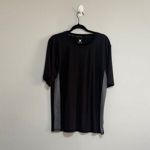 Game Time Black and Gray Short Sleeve Tee